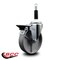 Service Caster 5'' Semi Steel Swivel 7/8'' Expanding Stem Caster with Brake SCC-EX20S515-SSR-PLB-78 - alternate 4